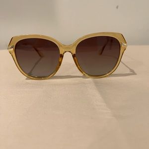 Authentic Dior champagne colored sunglasses